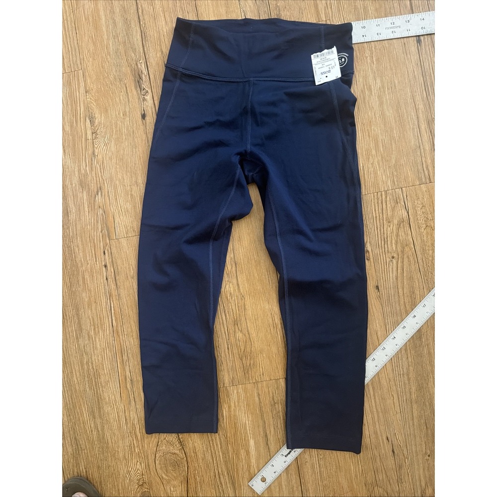 Allbirdscarbon Footprint 11.8  Women's Size S Athletic Leggings Blue Wool Blend